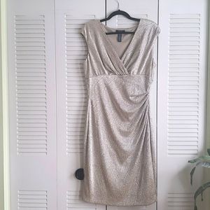 Chaps size 12 champagne gold